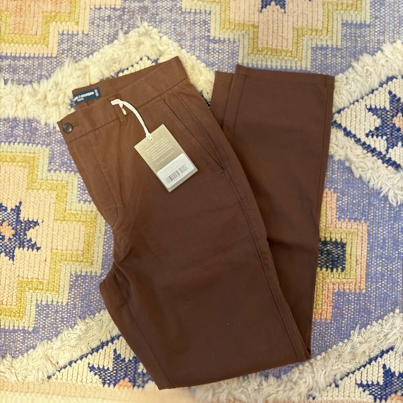 Everlane Men's Slim Fit Uniform Brown Chinos NWT - Picture 6 of 6